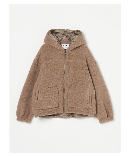 Eco fur fleece zip hoody （その他アウター）｜three dots / スリードッツ ファッション通販  タカシマヤファッションスクエア