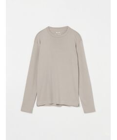 Men's brushed rib l/s crew neck