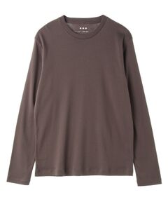 Men's brushed rib l/s crew neck