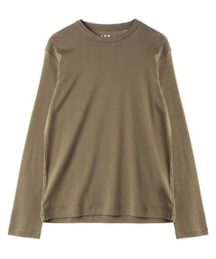 Men's brushed rib l/s crew neck