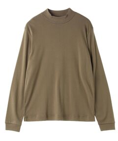 three dots / スリードッツ Tシャツ | Men's brushed rib l/s mock neck