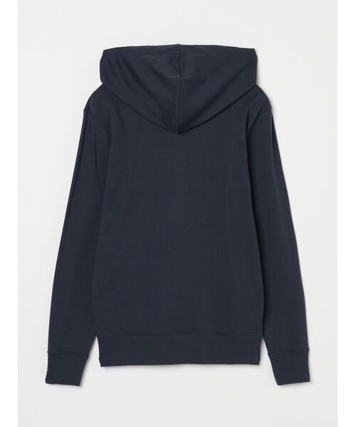 three dots / スリードッツ パーカー | Men's brushed rib double hoody | 詳細1