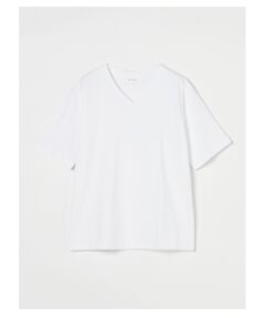 Men's supima high gauge smooth  s/s v neck t