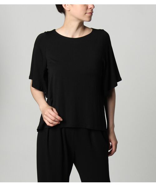 Clear jersey top （その他トップス）｜three dots / スリードッツ