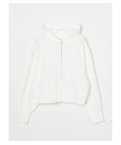 Smile cotton mini pile hoody