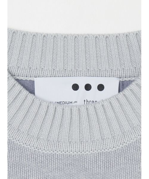 three dots / スリードッツ その他トップス | Men's dual layerd l/s crew neck | 詳細5
