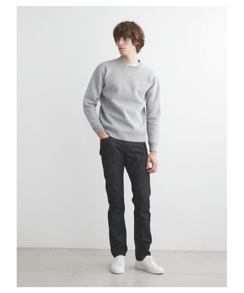three dots / スリードッツ その他トップス | Men's dual layerd l/s crew neck | 詳細7