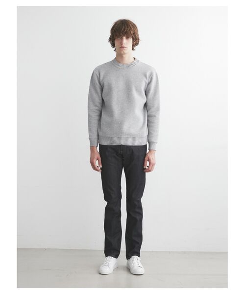 three dots / スリードッツ その他トップス | Men's dual layerd l/s crew neck | 詳細8