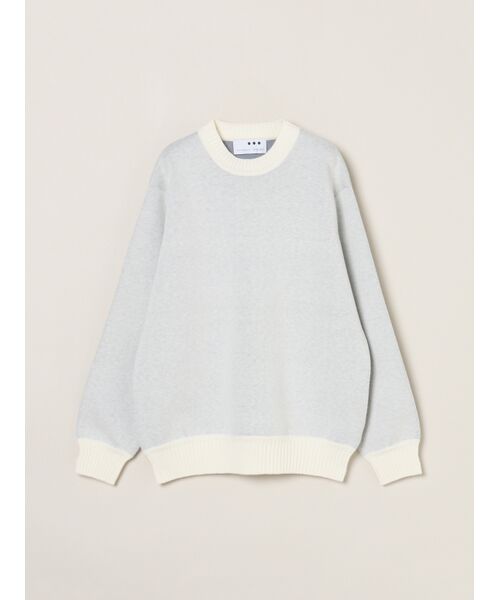three dots / スリードッツ その他トップス | Men's dual layerd l/s crew neck（snow white）