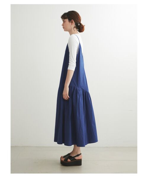 three dots / スリードッツ ドレス | Typewriter cami dress | 詳細2