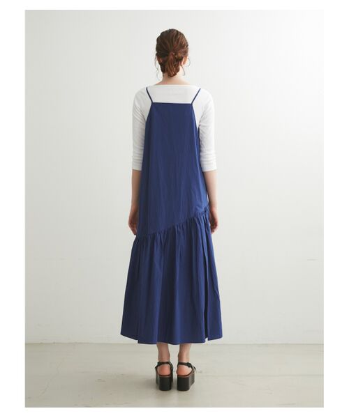 three dots / スリードッツ ドレス | Typewriter cami dress | 詳細5