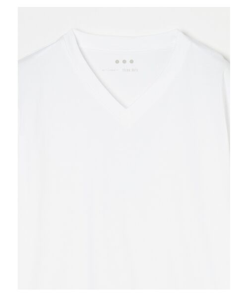 three dots / スリードッツ Tシャツ | Men's premium suvin jersey v-neck | 詳細2