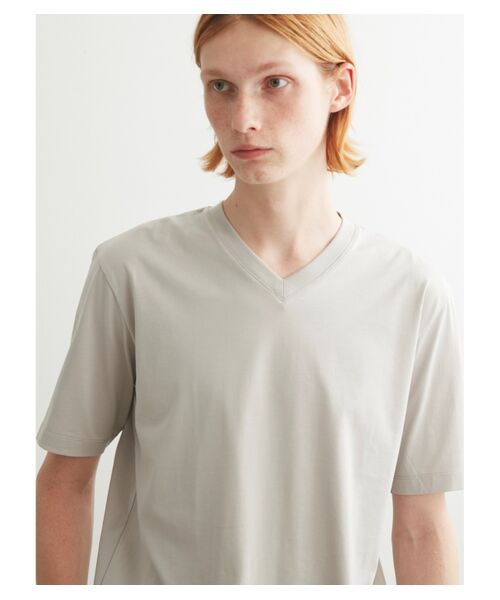 three dots / スリードッツ Tシャツ | Men's premium suvin jersey v-neck | 詳細8