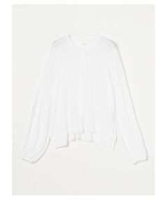 Soft see-through baroon cardigan