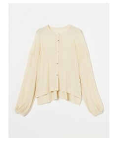 Soft see-through baroon cardigan