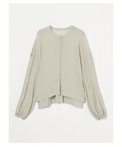 Soft see-through baroon cardigan