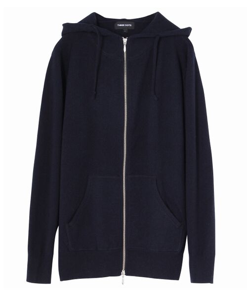 three dots / スリードッツ パーカー | boil light weight zip hood | 詳細1