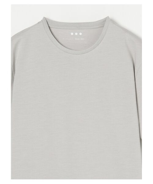 three dots / スリードッツ Tシャツ | Men's powdery cotton s/s crew T | 詳細2