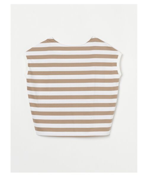 three dots / スリードッツ Tシャツ | Big stripe french sleeve tee | 詳細1