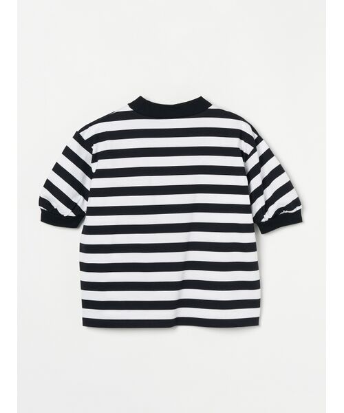 three dots / スリードッツ Tシャツ | Big stripe puff s/s tee | 詳細1