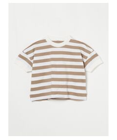 Big stripe cropped tee