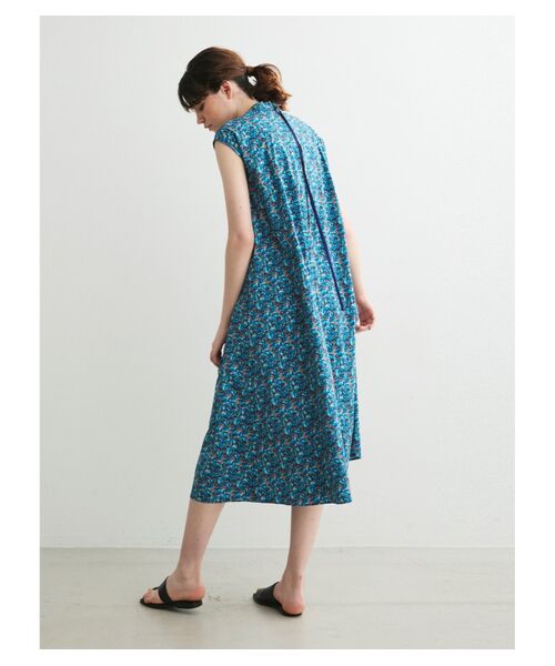 three dots / スリードッツ ドレス | Blue marble dress | 詳細10
