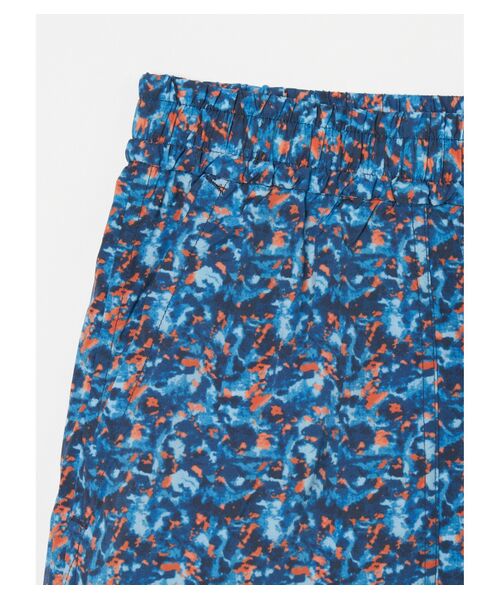 three dots / スリードッツ その他パンツ | Unisex blue marble shorts | 詳細3