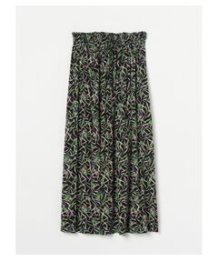 Rayon jersey midi skirt