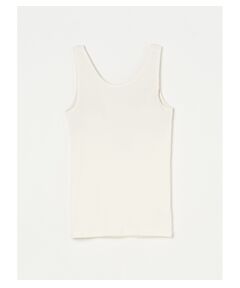 Rib tee back opened bra tank