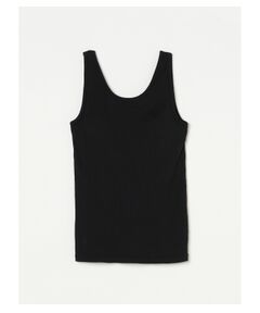 Rib tee back opened bra tank