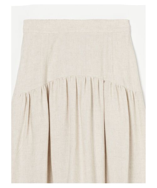 three dots / スリードッツ スカート | Linen rayon skirt | 詳細2
