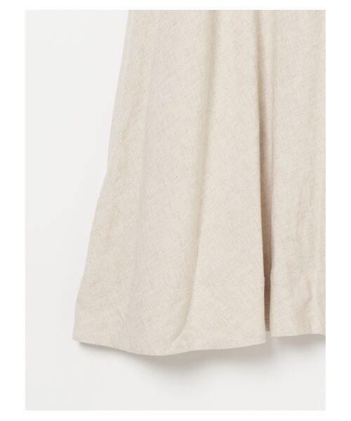 three dots / スリードッツ ドレス | Linen rayon apron dress | 詳細4