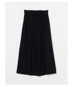 Rayon jersey midi skirt