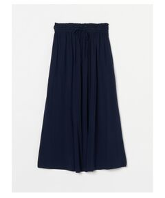 Rayon jersey midi skirt