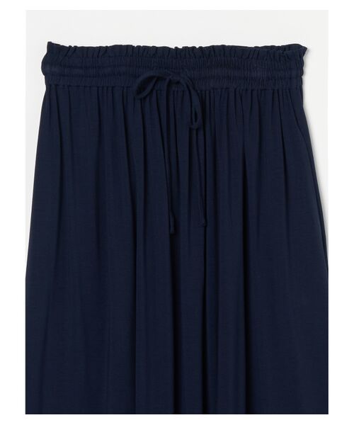 three dots / スリードッツ スカート | Rayon jersey midi skirt | 詳細2