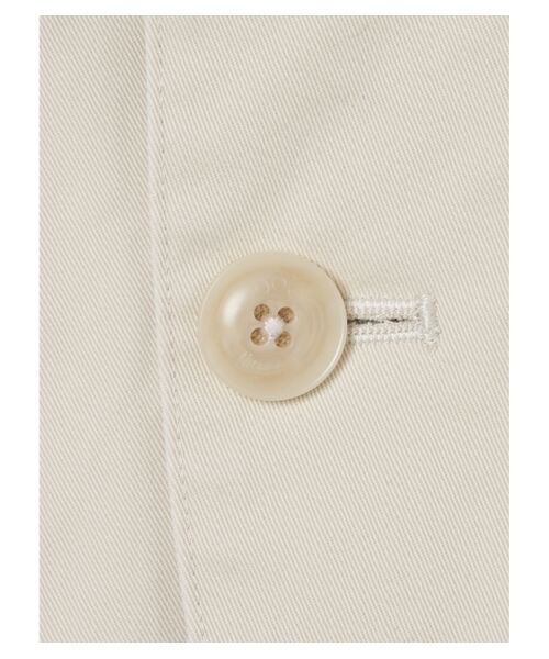 three dots / スリードッツ テーラードジャケット | Men's organic twill 2button 2patch jacket | 詳細5