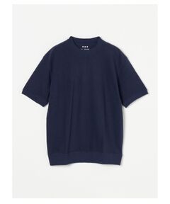 Men's compact pile s/s crew neck