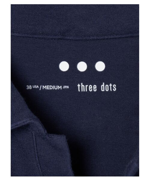 three dots / スリードッツ ポロシャツ | Men's compact pile s/s skipper polo | 詳細5