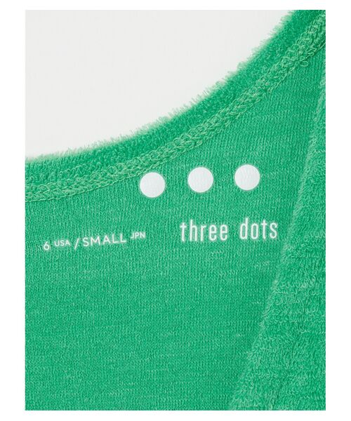 three dots / スリードッツ ドレス | Melange pile tank dress | 詳細4
