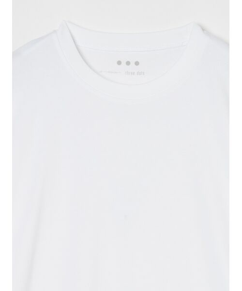 three dots / スリードッツ Tシャツ | Men's Organic cotton knit crew neck T | 詳細2