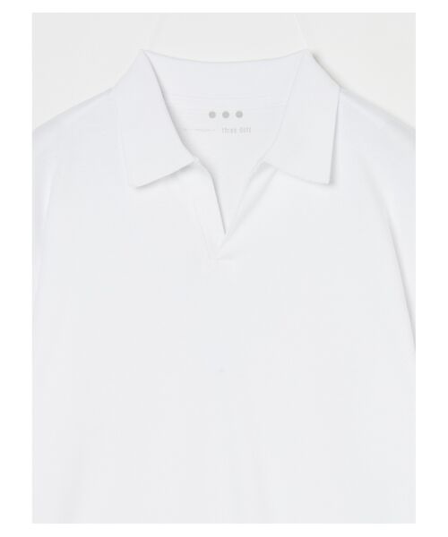 three dots / スリードッツ Tシャツ | Men's Organic cottonknit skipper | 詳細2