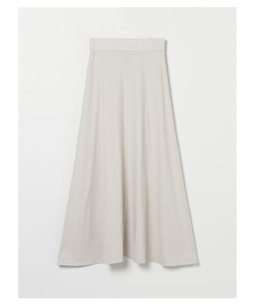 three dots / スリードッツ スカート | Supima cotton aline long skirt | 詳細1