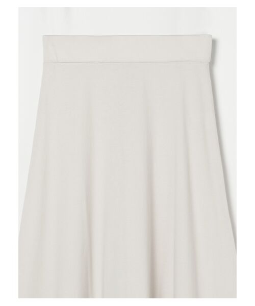 three dots / スリードッツ スカート | Supima cotton aline long skirt | 詳細2