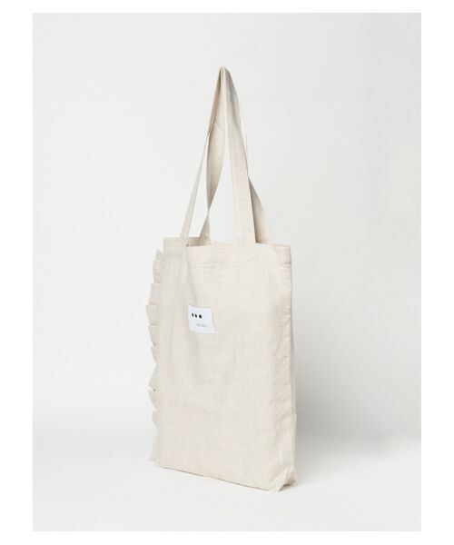three dots / スリードッツ ショルダーバッグ | Linen rayon ruffle bag | 詳細2