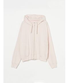 Organic cotton knit zip hoody