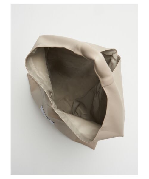 three dots / スリードッツ ショルダーバッグ | Eco leather bag triangle | 詳細5