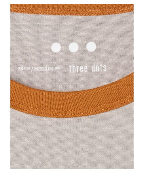 three dots / スリードッツ Tシャツ | Men's high gauge cardboard crew | 詳細5