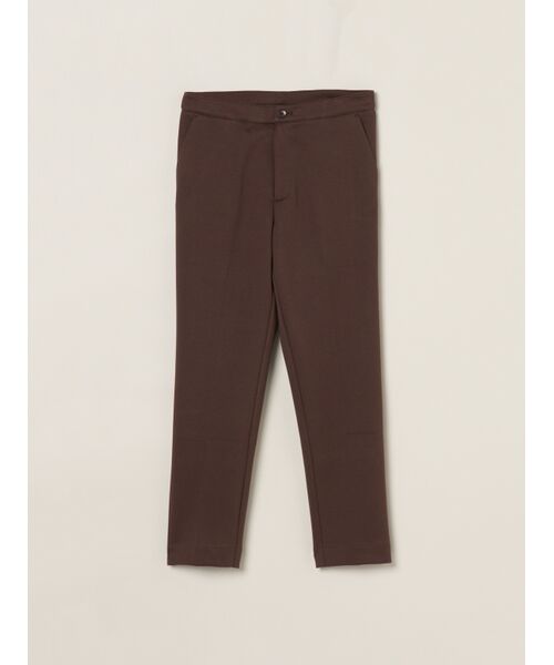 three dots / スリードッツ その他パンツ | Men's high gauge cardboard pant(chocolate)
