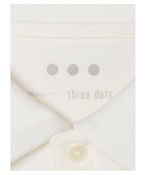 three dots / スリードッツ その他トップス | Men's high gauge clearpile polo | 詳細3