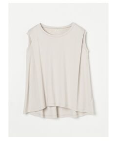 Classy suvin sleeveless tuck tee